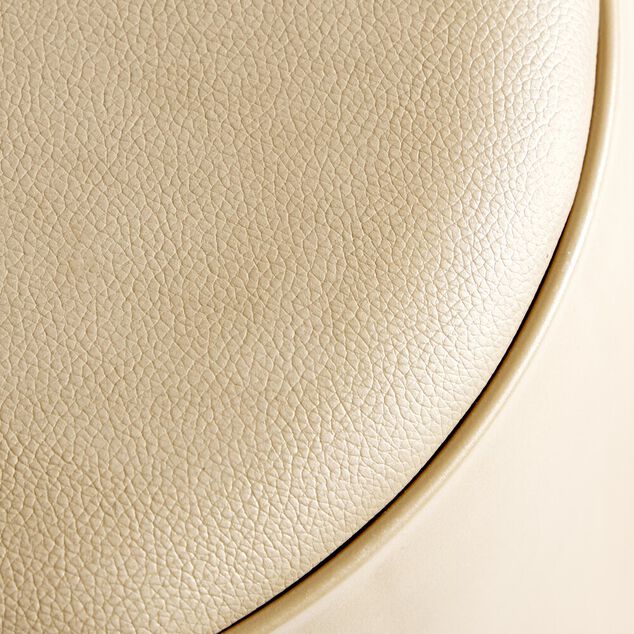 Tabouret Spiro plastique beige &Oslash;33xH46cm