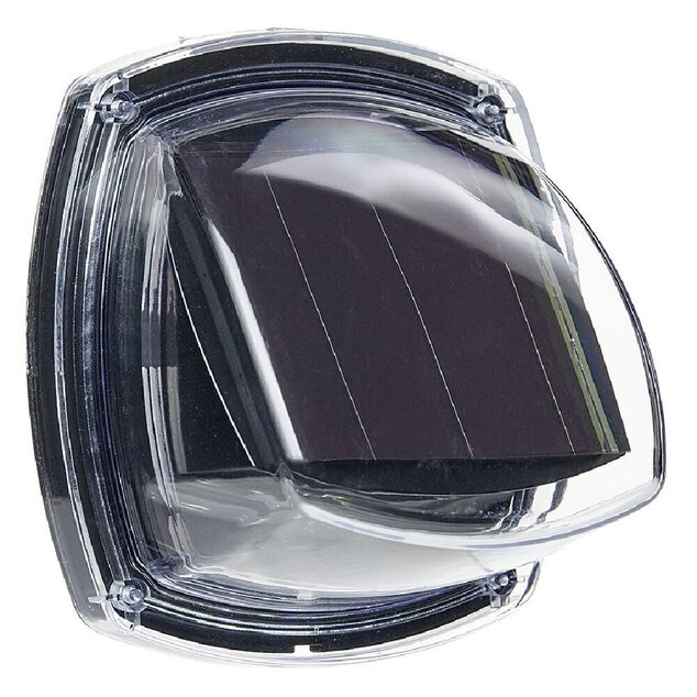 Lampe solaire d'allée noir x2