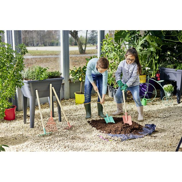 Pelle enfant acier et bois L68x13cm