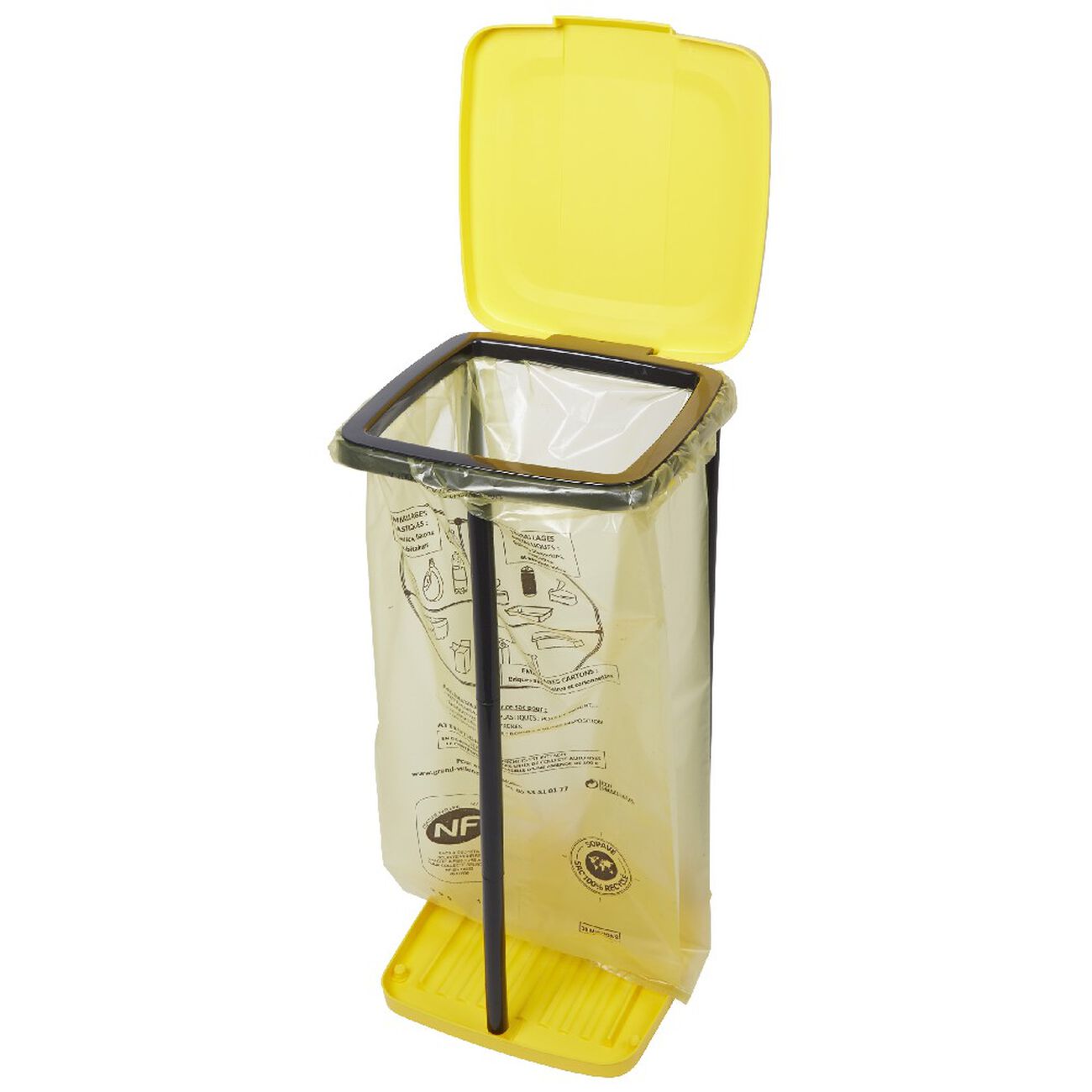 Support pour sac poubelle en kit pliable GIFI