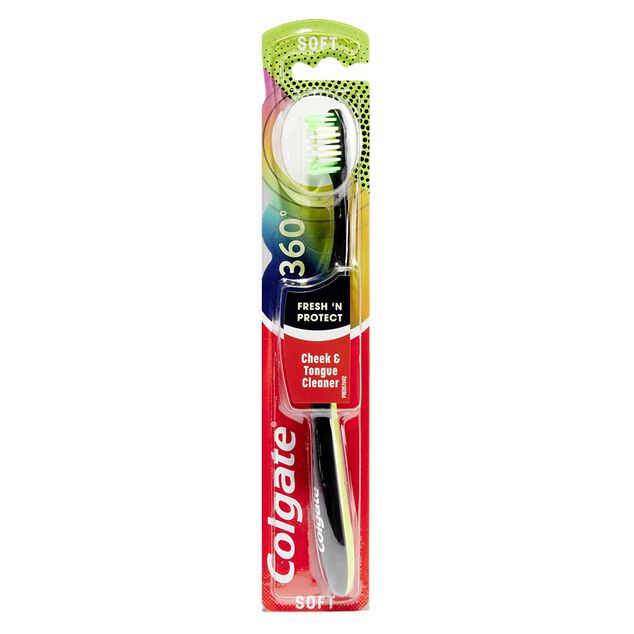 Brosse &agrave; dents Colgate 360&deg; Fresh&Protect poils souples