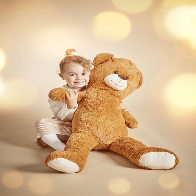 Peluche ours 38x28xH100cm