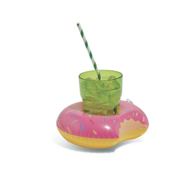 Porte verre gonflable donut