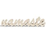 Mot &agrave; poser Namaste en bois L29,5xH11cm