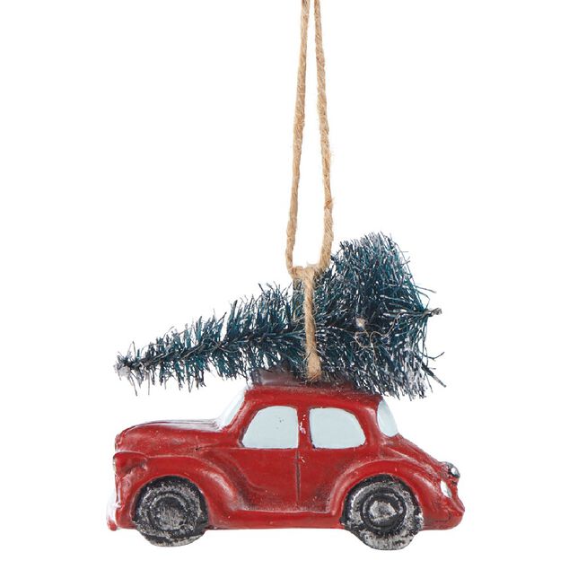 Voiture et son sapin à suspendre