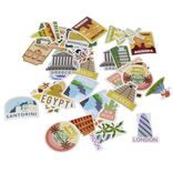 Autocollant thème voyage x50