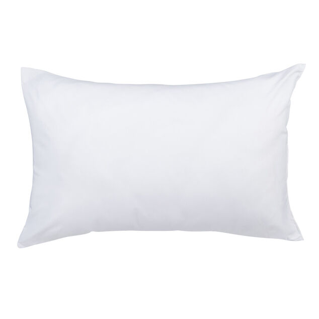 Oreiller ferme anti acariens polyester blanc 45x70 cm