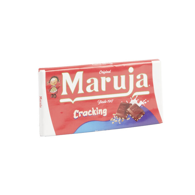 Tablette de chocolat au lait et riz souffl&eacute; Maruja 85g