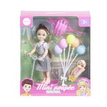 Mini poup&eacute;e avec accessoires - 3 mod&egrave;les