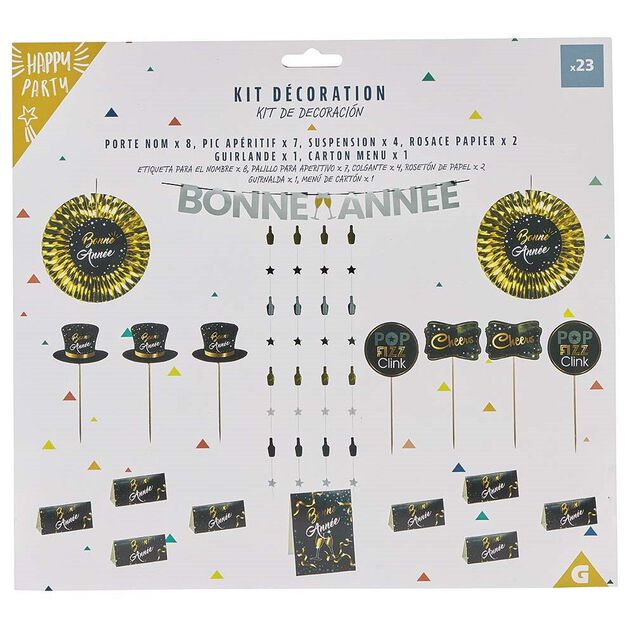 Kit de d&eacute;coration sp&eacute;cial Nouvel an x 23