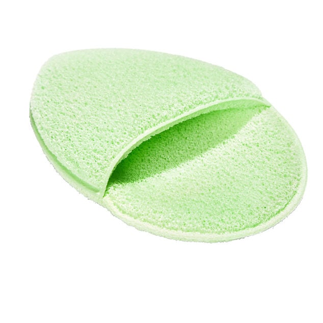 Brosse nettoyante visage en silicone et &eacute;ponge