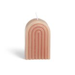 Bougie Bridge marron clair 6x4xH9cm