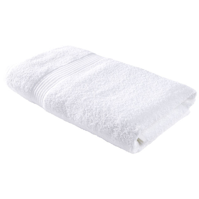 Drap de bain 70x130cm coton blanc craie