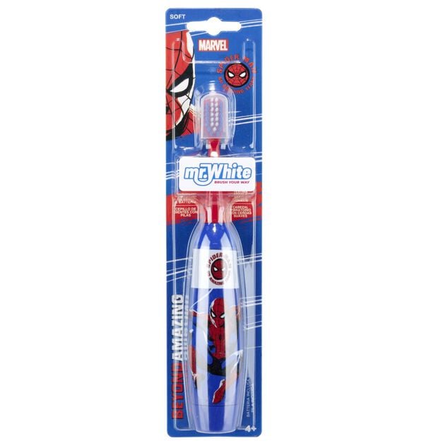Brosse à dents électrique enfant Spiderman Mr White