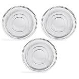 Plateau présentation carton argenté x3