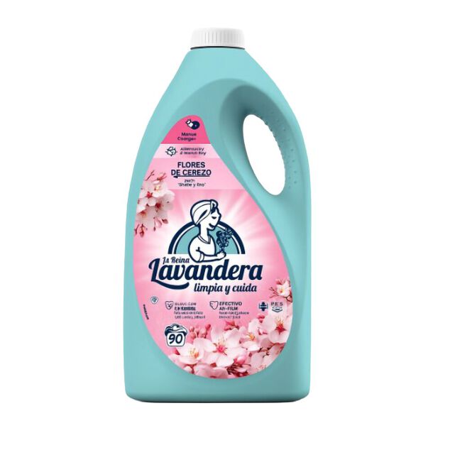 Lessive liquide Lavandera parfum floral 90 lavages 4,5L