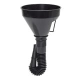 Entonnoir avec tuyau flexible noir