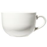 Bol jumbo Madrid en fa&iuml;ence blanc &Oslash;13xH8,5cm 700ml