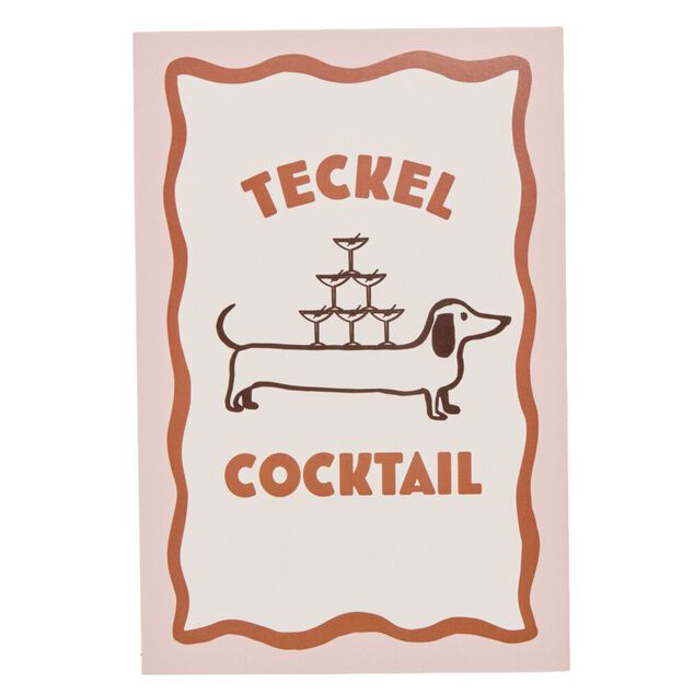 Affiche d&eacute;co x3 papier Cocktail 30x40cm (3 mod&egrave;les)