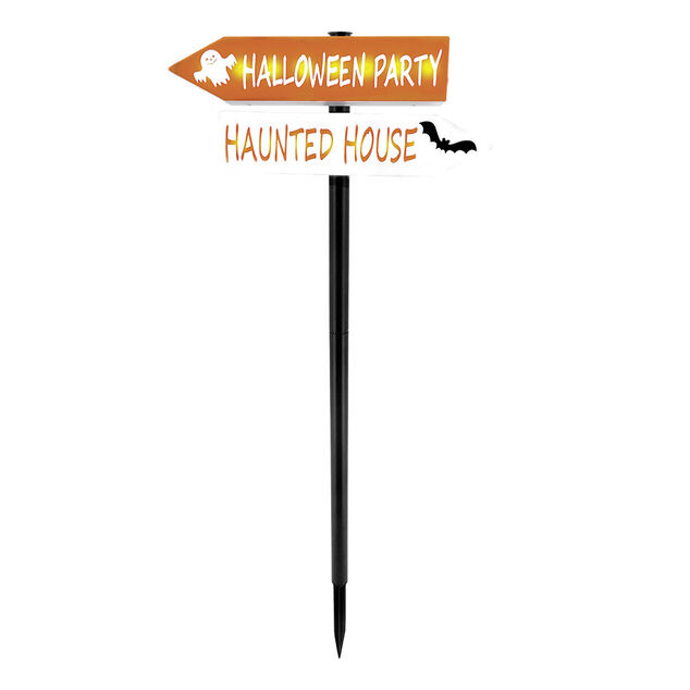 Pancarte solaire 16 LED Halloween