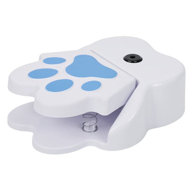 Fontaine à eau extérieure bleu et blanche pour chien 28x20,7cm