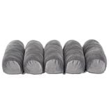 Coussin confort multi-positions gris souple et modulable