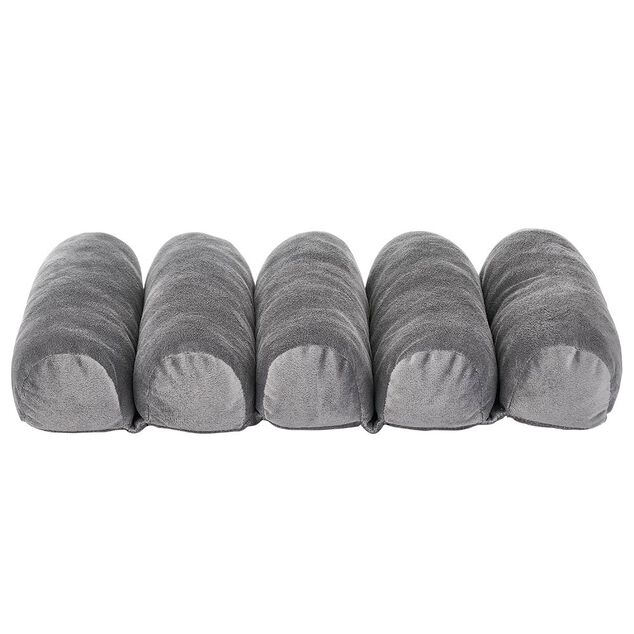 Coussin confort multi-positions gris souple et modulable