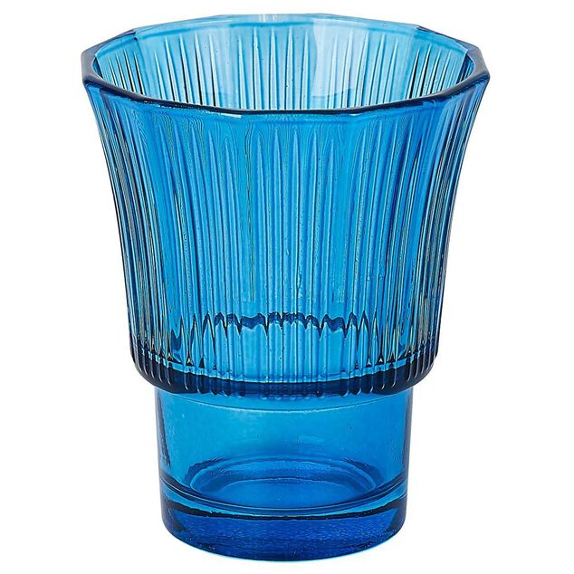 Set de 4 verres empilables forme poisson Ø8xH28cm - 2 coloris