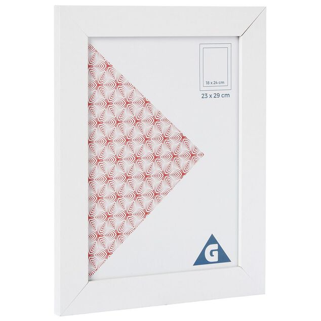 Cadre photo blanc 1 vue 18 x 24 cm