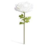Fleur artificielle rose blanche tige XXL H170cm