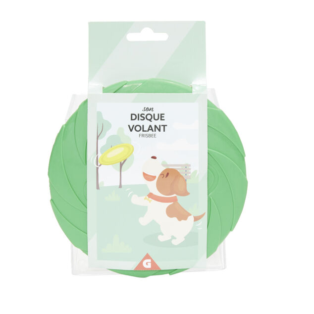 Disque volant frisbee pour animaux &Oslash;15cm (4 mod&egrave;les)