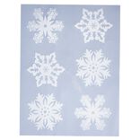 D&eacute;coration de fen&ecirc;tre &eacute;l&eacute;ctrostatique finition velours No&euml;l