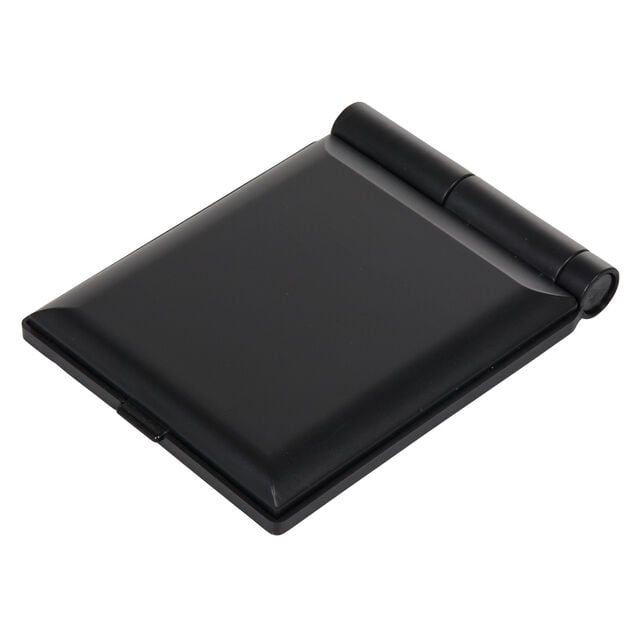 Miroir double carr&eacute; noir LED