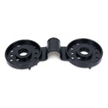 Clip fixation noir pour brise vue x20