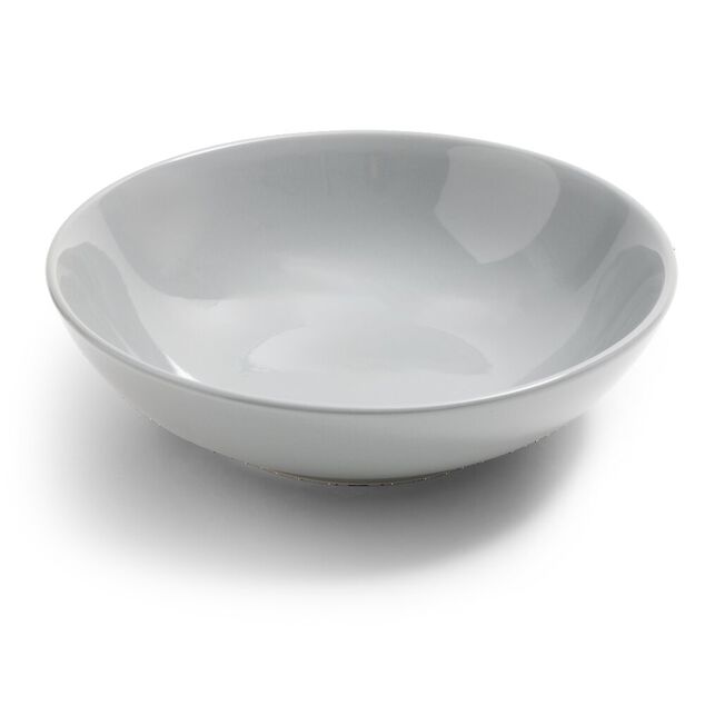 Assiette &agrave; soupe Madrid gr&egrave;s vert d'eau &Oslash;20cm