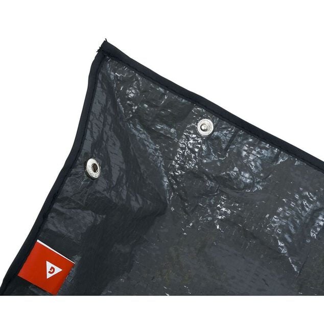 Tapis de rempotage en plastique gris 65x65cm