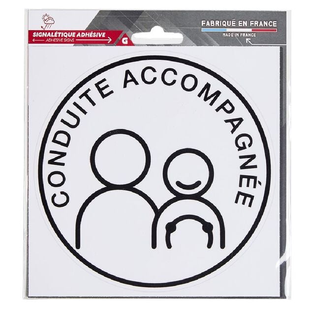 Sticker voiture jeune conducteur