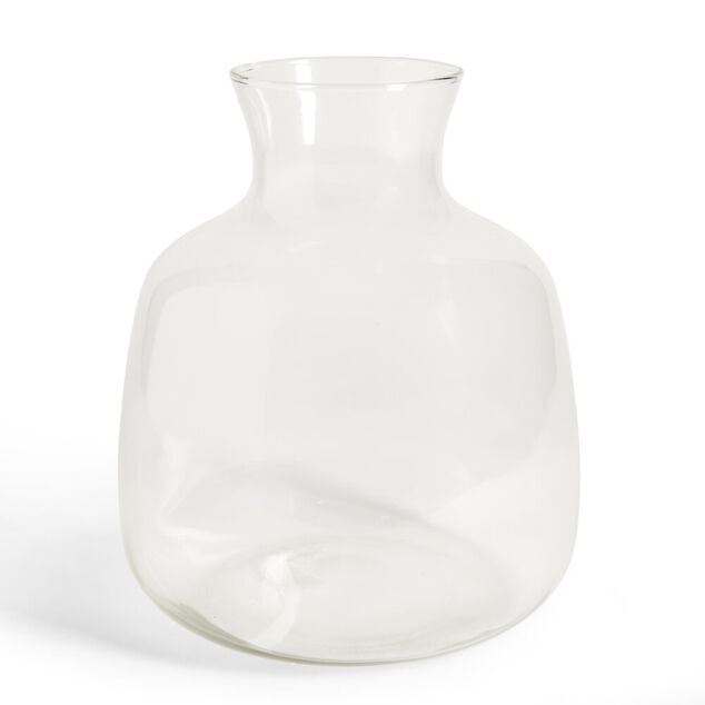 Vase en verre transparent Loyde &Oslash;24xH29cm