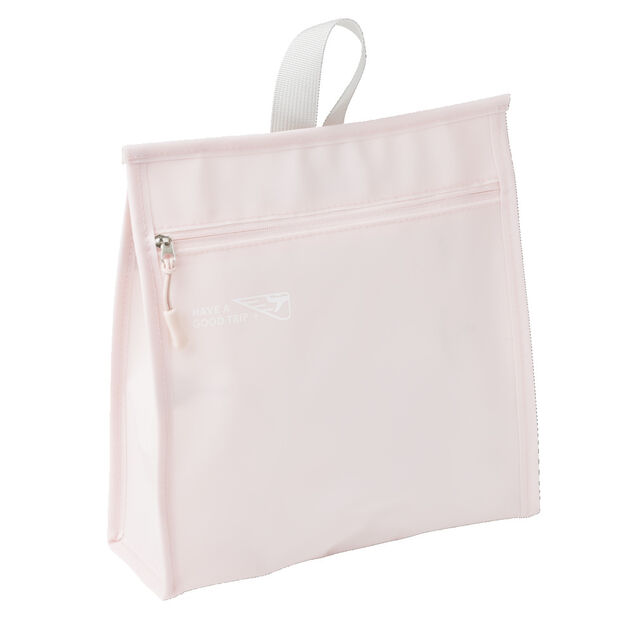 Trousse de toilette de voyage couleur pastel 24x24cm (2 modèles)