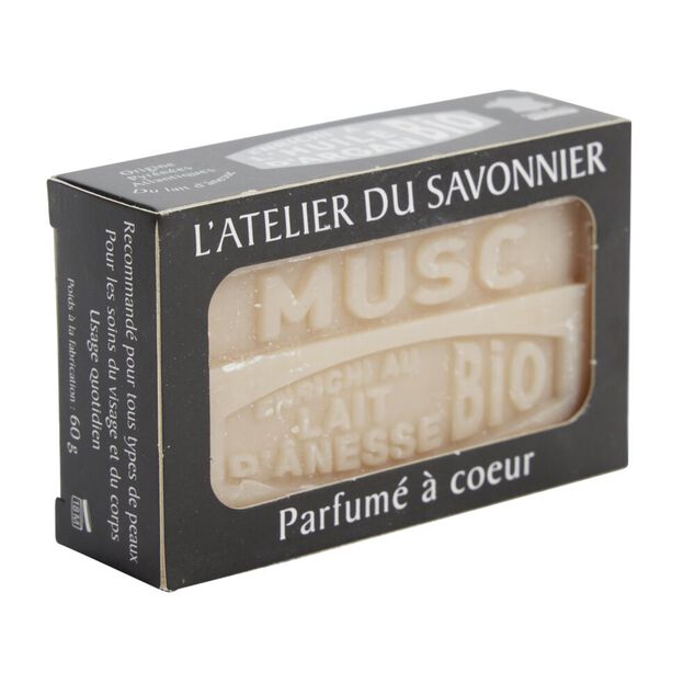 Savon au lait d'ânesse 60gr L'artisan Savonnier (plusieurs modèles)