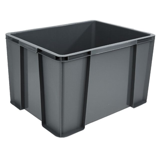 Bac de rangement gris anthracite 45 L
