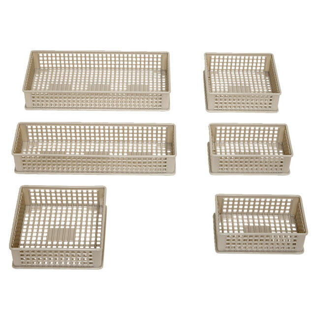 Panière de rangement x6 de tailles différentes