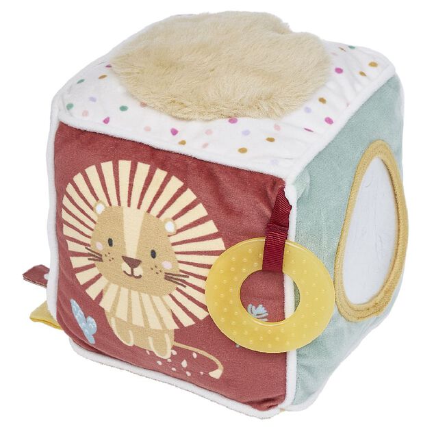 Cube d'&eacute;veil motif Lion 4 activit&eacute;s