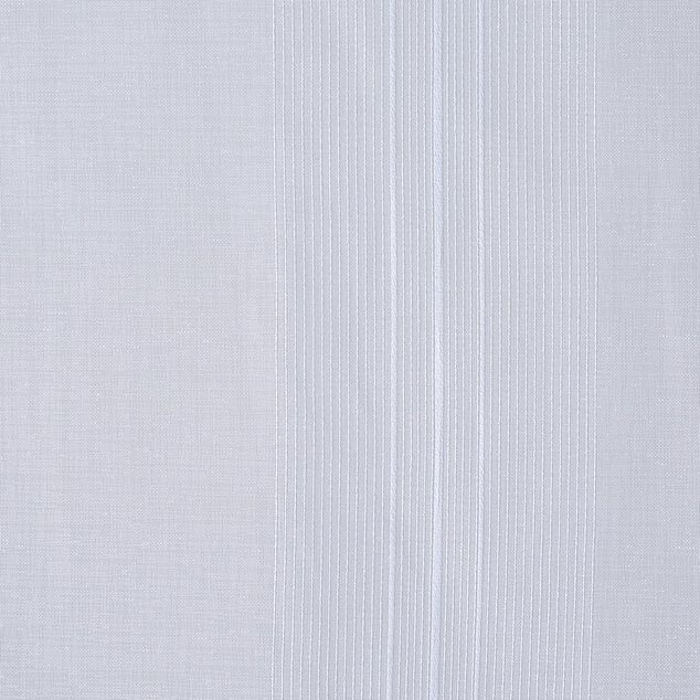 Vitrage droit passe tringle uni blanc 60x120 cm x2