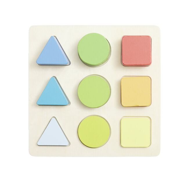 Jeu du tic tac forme en bois