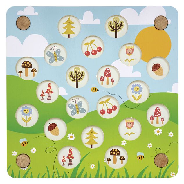 Jeu du cache-cache abeille XL en bois
