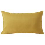 Housse de coussin polyester 30x50cm jaune