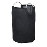 Pani&egrave;re &agrave; linge 60L polyester et poign&eacute;e aluminium &Oslash;38xH55cm (2 mod&egrave;les)