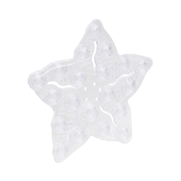 Mini tapis de douche antid&eacute;rapant forme &eacute;toile x6