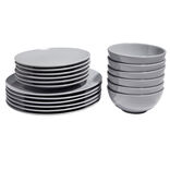 Service vaisselle gris 18pcs